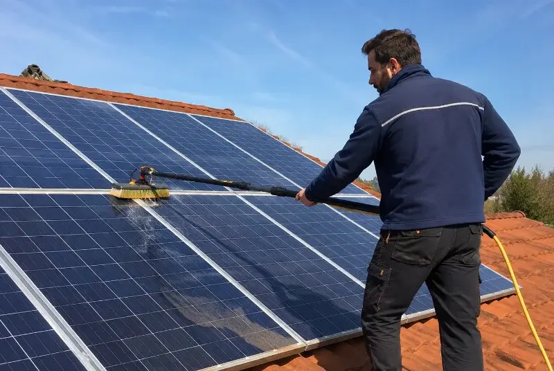 Nettoyage et entretien de panneaux solaires à Farges