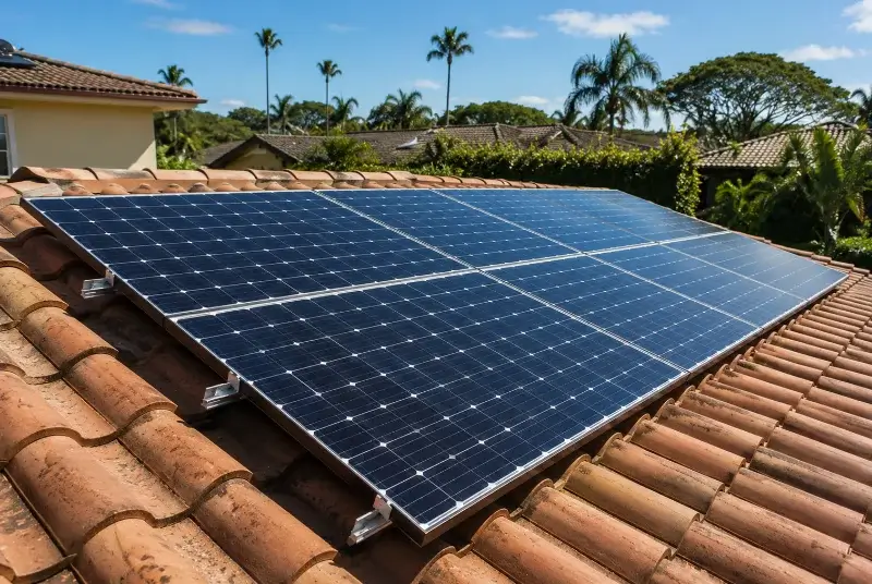 Installation de panneaux solaires à Farges